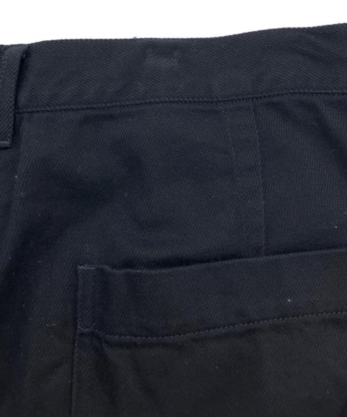 nuterm（ニュータム）nuterm (ニュータム) TWO TUCK WIDE TROUSERS ブラック サイズ:W34の古着・服飾アイテム