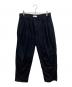 nuterm（ニュータム）の古着「TWO TUCK WIDE TROUSERS」｜ブラック