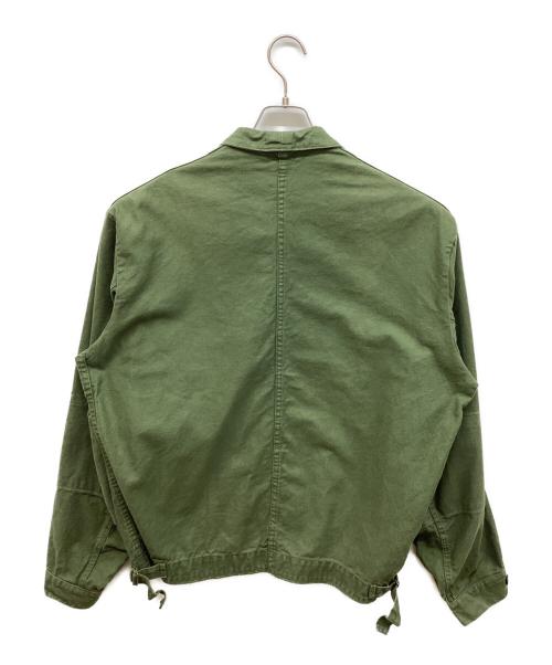 Swedish Army（スウェーデン軍）Swedish Army (スウェーデン軍) ビンテージメカニックワークジャケット カーキ サイズ:52の古着・服飾アイテム