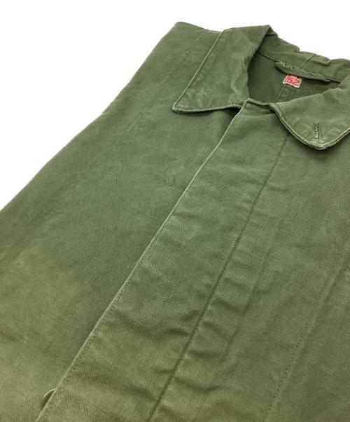 Swedish Army（スウェーデン軍）Swedish Army (スウェーデン軍) ビンテージメカニックワークジャケット カーキ サイズ:52の古着・服飾アイテム