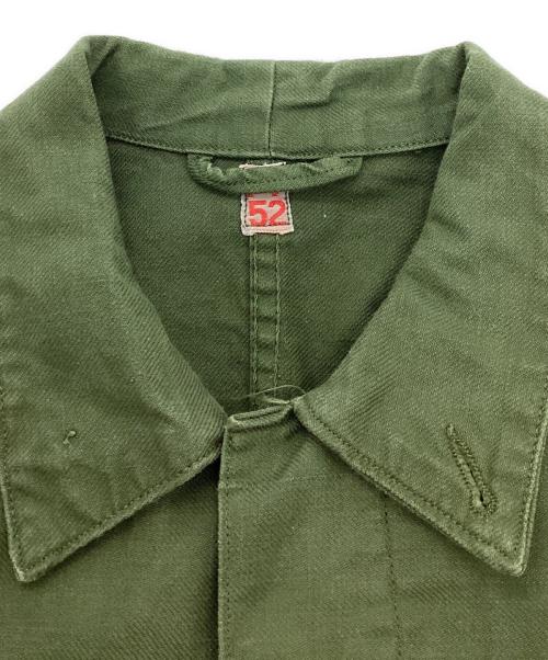 Swedish Army（スウェーデン軍）Swedish Army (スウェーデン軍) ビンテージメカニックワークジャケット カーキ サイズ:52の古着・服飾アイテム