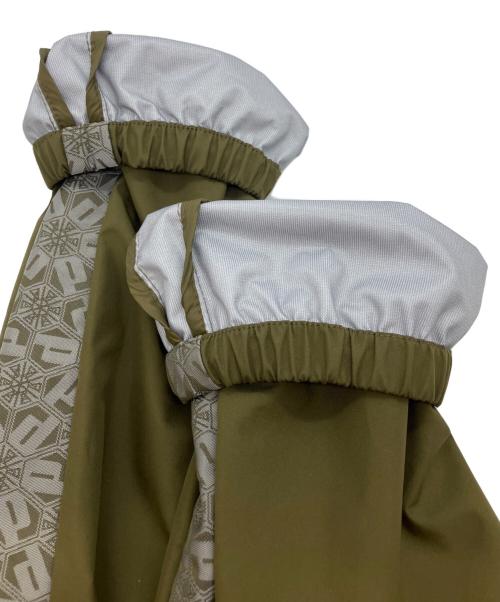 PUMA（プーマ）PUMA (プーマ) ANREALAGE (アンリアレイジ) 2WAY撥水コート　2in1 longcoat オリーブ サイズ:Mの古着・服飾アイテム