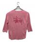 stussy (ステューシー) バックプリントロングスリーブカットソー ピンク サイズ:XL：5000円