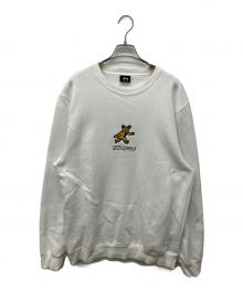 stussy（ステューシー）の古着「ロゴスウェット」｜ホワイト