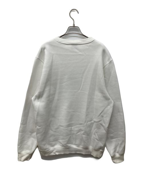 stussy（ステューシー）stussy (ステューシー) ロゴスウェット ホワイト サイズ:XLの古着・服飾アイテム