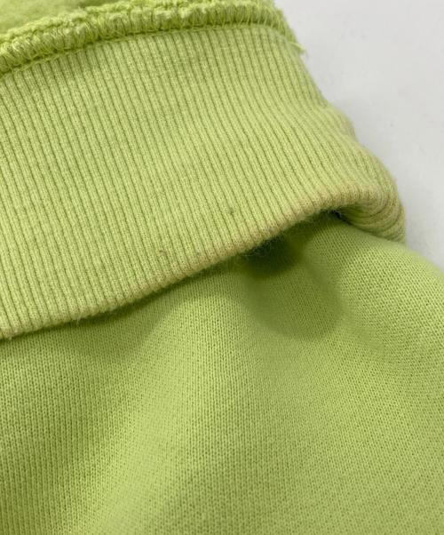 stussy（ステューシー）stussy (ステューシー) ロゴプリントスウェットパーカー グリーン サイズ:XLの古着・服飾アイテム