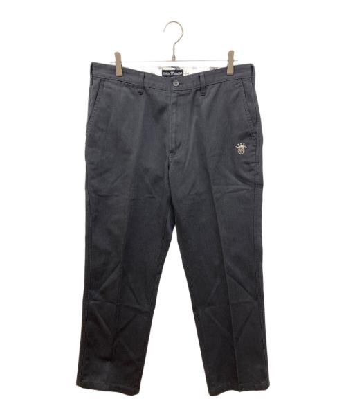 stussy（ステューシー）stussy (ステューシー) Dickies (ディッキーズ) ワークパンツ ブラック サイズ:86cm (W34)の古着・服飾アイテム