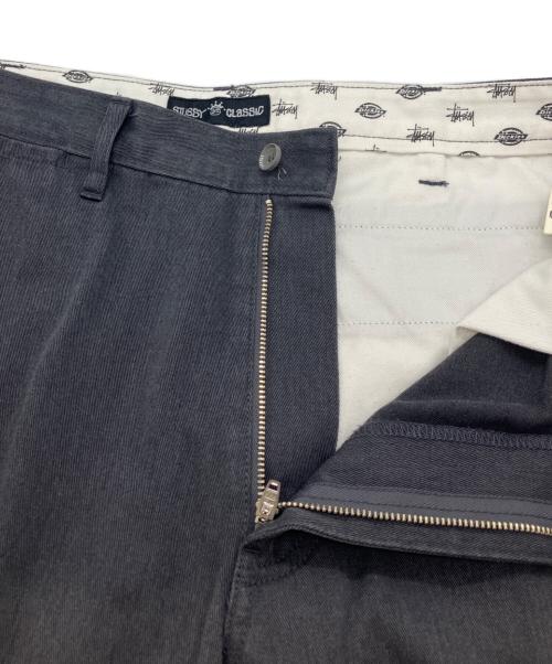 stussy（ステューシー）stussy (ステューシー) Dickies (ディッキーズ) ワークパンツ ブラック サイズ:86cm (W34)の古着・服飾アイテム