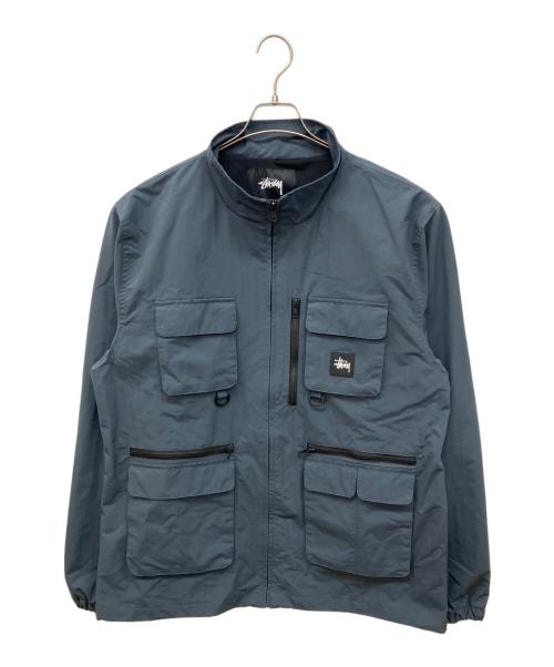 stussy（ステューシー）stussy (ステューシー) UTILITY JACKET　ユーティリティジャケット ネイビー サイズ:XLの古着・服飾アイテム