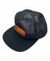 stussy（ステューシー）の古着「メッシュキャップ　ロゴキャップ」｜ブラック