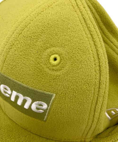 SUPREME（シュプリーム）Supreme (シュプリーム) New Era (ニューエラ) POLARTEC EAR FLAP CAP 黄緑の古着・服飾アイテム