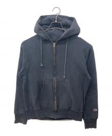 Champion REVERSE WEAVE（チャンピオン リバース ウィーブ）の古着「ジップパーカー」｜ブラック