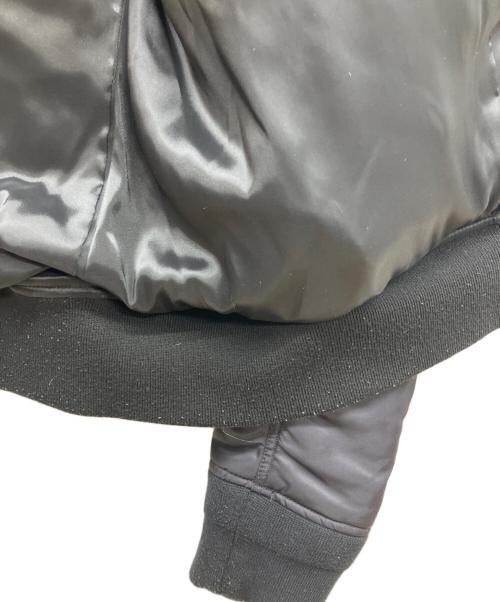 wjk（ダブルジェイケー）wjk (ダブルジェイケー) MA-1フライトジャケット ブラック サイズ:Lの古着・服飾アイテム