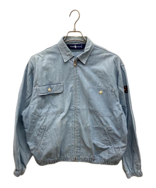 RALPH LAUREN（ラルフローレン）RALPH LAUREN (ラルフローレン) シャンブレースイングトップ スカイブルー サイズ:Mの古着・服飾アイテム