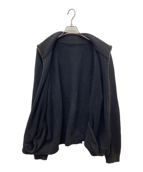 crepuscule（クレプスキュール）crepuscule (クレプスキュール) ドライバーズニット ブラック サイズ:Ｆの古着・服飾アイテム