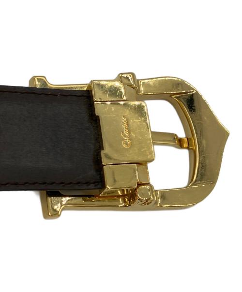 Cartier（カルティエ）Cartier (カルティエ) レザーベルト ブラックの古着・服飾アイテム