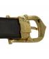 中古・古着 Cartier (カルティエ) レザーベルト ブラック：8000円