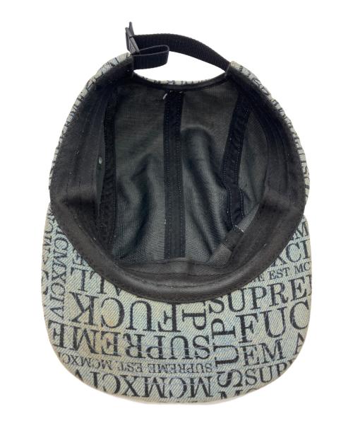 SUPREME（シュプリーム）Supreme (シュプリーム) Fuck 'Em All Denim Camp Cap ホワイトの古着・服飾アイテム