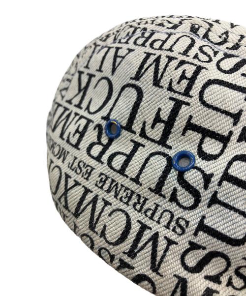 SUPREME（シュプリーム）Supreme (シュプリーム) Fuck 'Em All Denim Camp Cap ホワイトの古着・服飾アイテム
