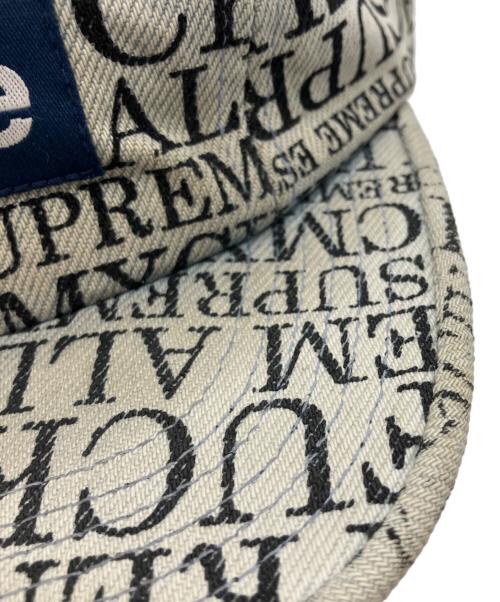 SUPREME（シュプリーム）Supreme (シュプリーム) Fuck 'Em All Denim Camp Cap ホワイトの古着・服飾アイテム