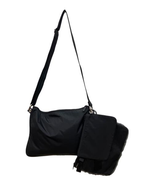 LANVIN（ランバン）LANVIN (ランバン) LeSportsac (レスポートサック) ショルダーバッグ　３連ショルダーバッグ ブラックの古着・服飾アイテム