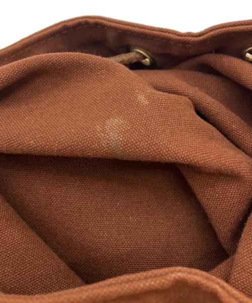 HERMES（エルメス）HERMES (エルメス) ショルダーバッグ　巾着型バッグ　ドロストショルダーバッグ ブラウンの古着・服飾アイテム