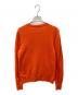 LAUREN RALPH LAUREN (ローレン ラルフ ローレン) ベルティングモチーフコットンブレンドセーター オレンジ サイズ:Ｍ：7000円