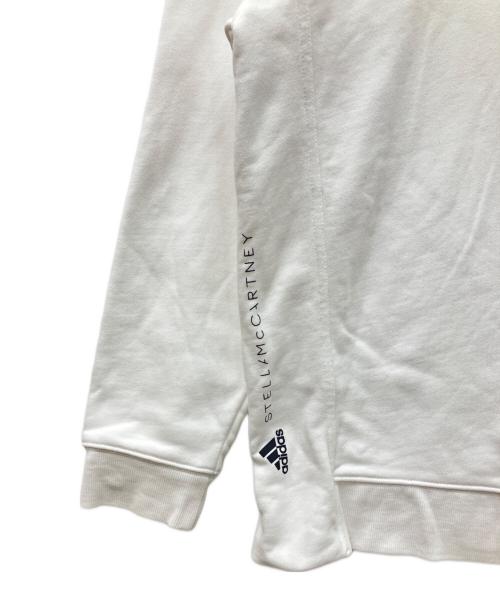 adidas（アディダス）adidas (アディダス) STELLA McCARTNEY (ステラマッカートニー) クルーネックスウェット ホワイト サイズ:Ｍの古着・服飾アイテム