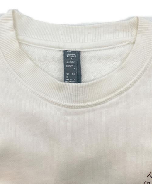adidas（アディダス）adidas (アディダス) STELLA McCARTNEY (ステラマッカートニー) クルーネックスウェット ホワイト サイズ:Ｍの古着・服飾アイテム
