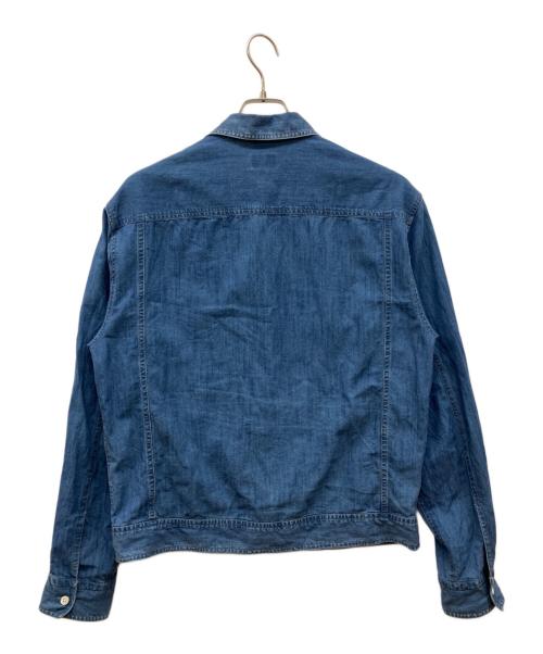 Bagutta（バグッタ）BAGUTTA (バグッタ) デニムジャケット　シャツブルゾン ブラック サイズ:Ｌの古着・服飾アイテム