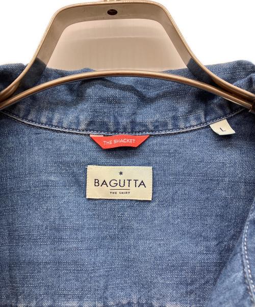 Bagutta（バグッタ）BAGUTTA (バグッタ) デニムジャケット　シャツブルゾン ブラック サイズ:Ｌの古着・服飾アイテム