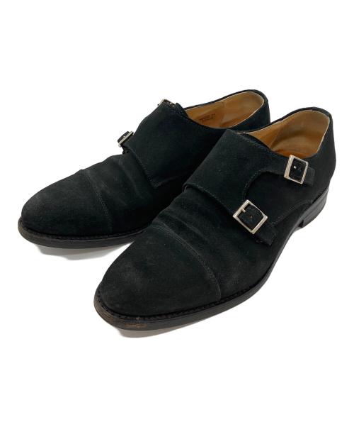berwick（バーウィック）berwick (バーウィック) ダブルモンクストラップシューズ ブラック サイズ:6　1/2の古着・服飾アイテム