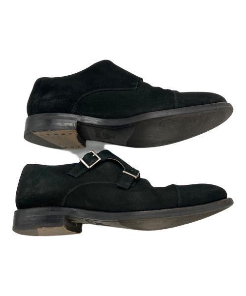 berwick（バーウィック）berwick (バーウィック) ダブルモンクストラップシューズ ブラック サイズ:6　1/2の古着・服飾アイテム