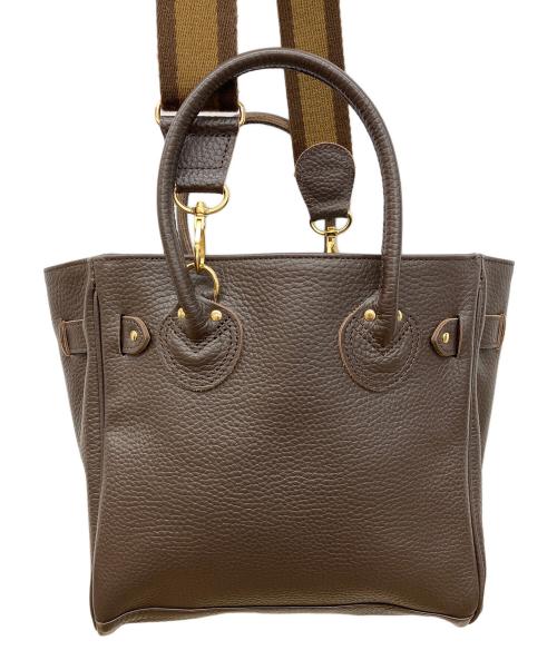 YOUNG & OLSEN The DRYGOODS STORE（ヤングアンドオルセン ザ ドライグッズストア）YOUNG & OLSEN The DRYGOODS STORE (ヤングアンドオルセン ザ ドライグッズストア) FRAMeWORK (フレームワーク) 別注ストラップ付きベルトバック ブラウンの古着・服飾アイテム