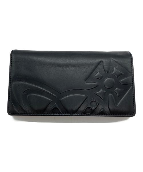 Vivienne Westwood（ヴィヴィアンウエストウッド）Vivienne Westwood (ヴィヴィアンウエストウッド) CHESTER LONG CREDIT CARD HOLDER　長財布 ブラックの古着・服飾アイテム