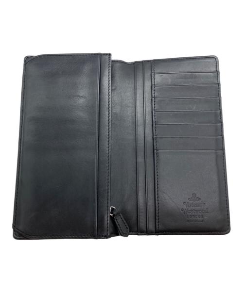 Vivienne Westwood（ヴィヴィアンウエストウッド）Vivienne Westwood (ヴィヴィアンウエストウッド) CHESTER LONG CREDIT CARD HOLDER　長財布 ブラックの古着・服飾アイテム