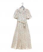 Sister Janeシスタージェーン）の古着「総柄ワンピース」｜アイボリー