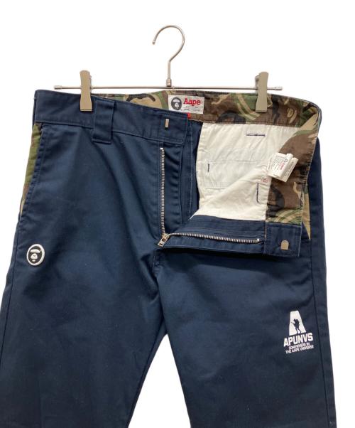A BATHING APE（アベイシングエイプ）A BATHING APE (アベイシングエイプ) チノパン ネイビー サイズ:Ｍの古着・服飾アイテム