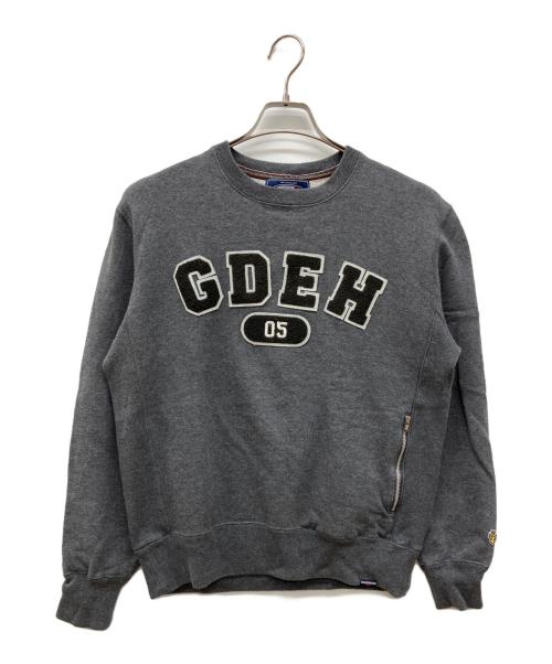GOODENOUGH（）GOODENOUGH (グッドイナフ) ロゴスウェット　GDEH 05 ロゴ トレーナー グレー サイズ:Mの古着・服飾アイテム