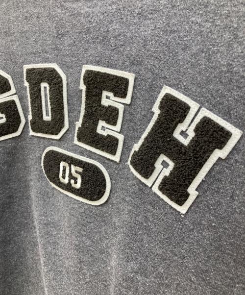 GOODENOUGH（）GOODENOUGH (グッドイナフ) ロゴスウェット　GDEH 05 ロゴ トレーナー グレー サイズ:Mの古着・服飾アイテム