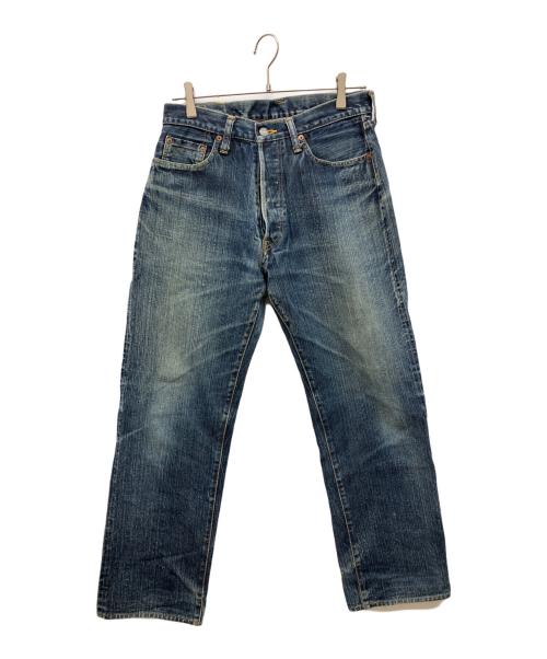 STUDIO D'ARTISAN（ステュディオダルチザン）STUDIO D'ARTISAN (ステュディオダルチザン) ストレートデニムパンツ ネイビー サイズ:78.5cm(W31)の古着・服飾アイテム