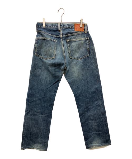 STUDIO D'ARTISAN（ステュディオダルチザン）STUDIO D'ARTISAN (ステュディオダルチザン) ストレートデニムパンツ ネイビー サイズ:78.5cm(W31)の古着・服飾アイテム