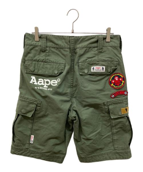 Aape BY A BATHING APE（エーエイプ バイ アベイシングエイプ）AAPE BY A BATHING APE (エーエイプ バイ アベイシングエイプ) カーゴショートパンツ カーキ サイズ:Mの古着・服飾アイテム