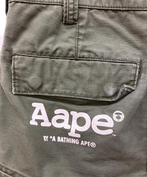 Aape BY A BATHING APE（エーエイプ バイ アベイシングエイプ）AAPE BY A BATHING APE (エーエイプ バイ アベイシングエイプ) カーゴショートパンツ カーキ サイズ:Mの古着・服飾アイテム