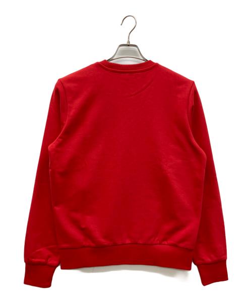 DIESEL（ディーゼル）DIESEL (ディーゼル) グラフィックプリント レギュラーフィット 長袖スウェットシャツ トレーナー レッド サイズ:Ｓ 未使用品の古着・服飾アイテム