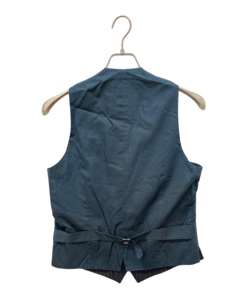 LARDINI（ラルディーニ）LARDINI (ラルディーニ) ウールストライプジレ ネイビー サイズ:2の古着・服飾アイテム