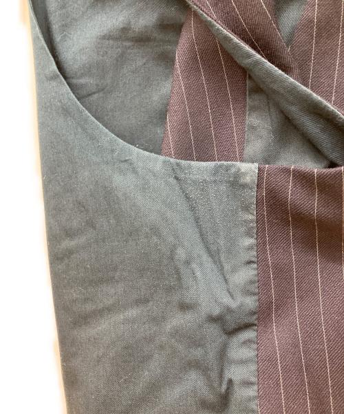 LARDINI（ラルディーニ）LARDINI (ラルディーニ) ウールストライプジレ ネイビー サイズ:2の古着・服飾アイテム