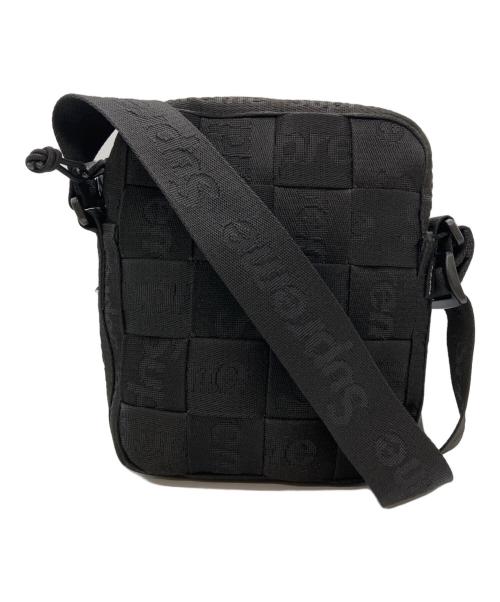 SUPREME（シュプリーム）SUPREME (シュプリーム) WOVEN SHOULDER BAG ブラックの古着・服飾アイテム
