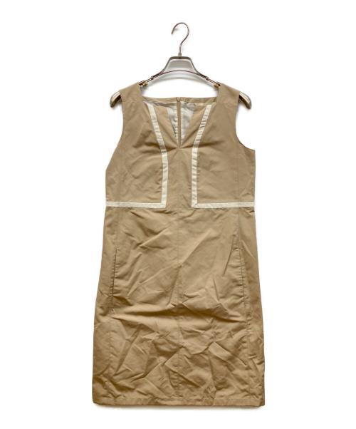'S Max Mara（エスマックスマーラ）'S Max Mara (エスマックスマーラ) スキッパーワンピース ベージュ サイズ:36の古着・服飾アイテム
