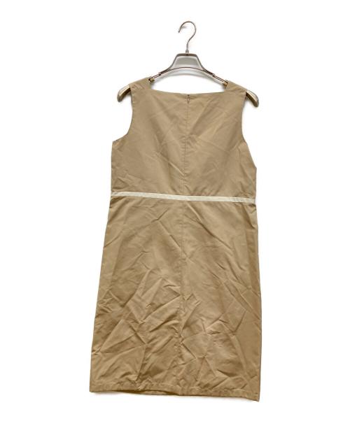 'S Max Mara（エスマックスマーラ）'S Max Mara (エスマックスマーラ) スキッパーワンピース ベージュ サイズ:36の古着・服飾アイテム